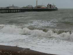 Sarah Bear on the Brighton Beach