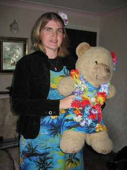 Mrs Keen with Sophie Bear