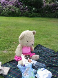 Sophie eats crisps