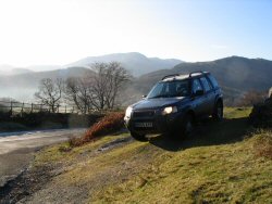 p.s. - the car was only backed up into this parking space for the photo. It didn't actually go offroad!